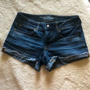 American Eagle Shortie Jean Shorts